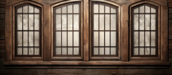 Fototapeta na wymiar Close-up view showcasing a window featuring a frame made of wood and transparent glass pane