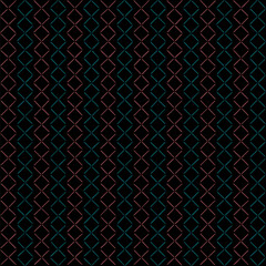 blue and maroon hand drawn lines of squares from stripes. black repetitive background. vector seamless pattern. retro decorative art. geometric fabric swatch. wrapping paper. textile design template