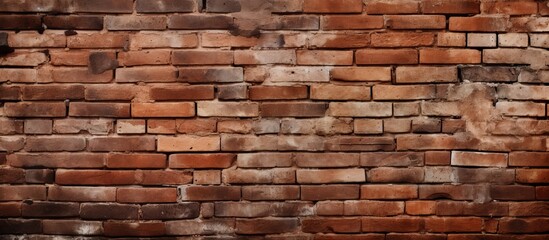 Capture of a brick wall with an abundance of bricks arranged closely together for a detailed and textured look