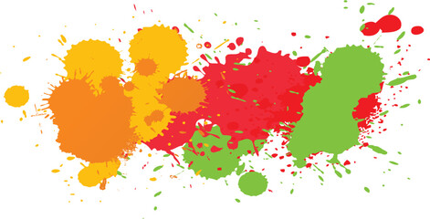 Fototapeta na wymiar abstract vector liquid colorful background design, colorful illustration vector design, color splatter paint brushstroke