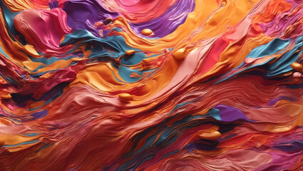 Abstract colorful oil Background