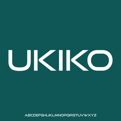 display alphabet font vector set