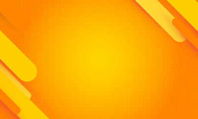 Orange abstract geometric background Modern shape dot style vector design