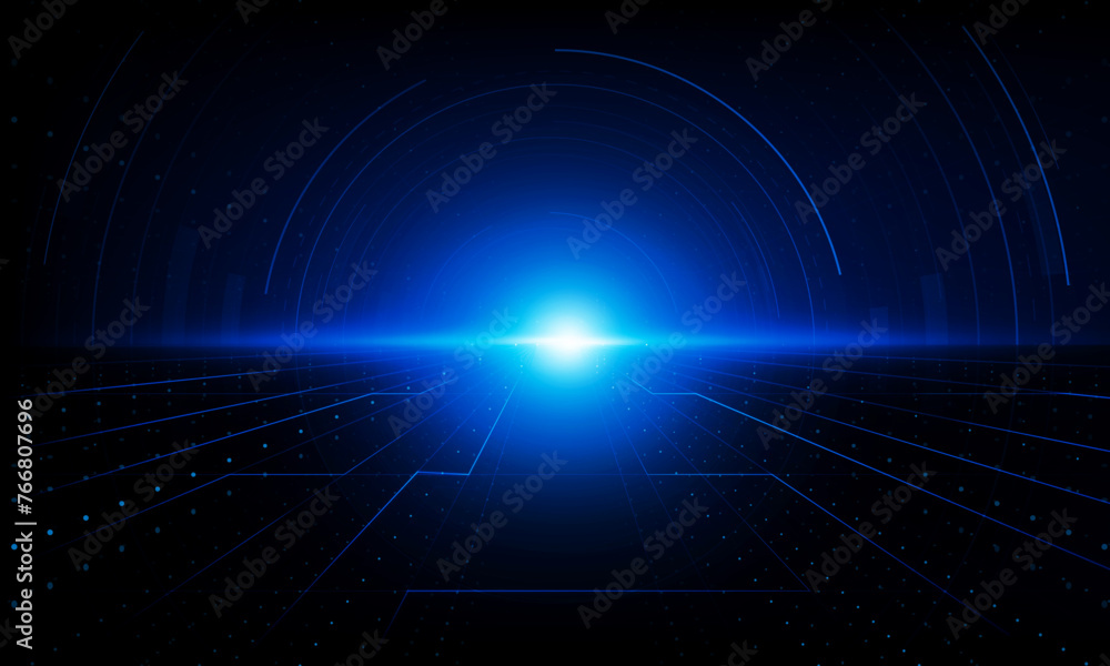 Poster abstract door open light of technology background hitech communication concept innovation background