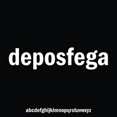 lowercase alphabet font vector typeset