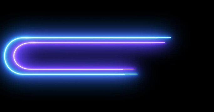 4K cool neon blue and purple colored lower third. Animated cool-designed neon blue and purple colored lower third for a title, TV news, information call box bars, and news channels. Easy to use.

