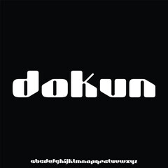 urban font alphabet font vector