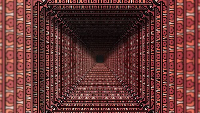 Javanese Ethnic Loop Animation Background