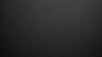 A close-up view of a black leather texture, showcasing its smooth surface and intricate patterns