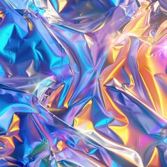 A radiant holographic foil background