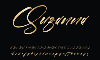 Manual signature for documents on white background. Hand drawn Calligraphy lettering Vector illustration