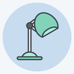 Icon Vintage Hair Dryer. suitable for Barbershop symbol. color mate style. simple design editable. design template vector. simple illustration