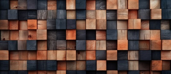 Close-up view of a wooden wall exhibiting a variety of different colors painted on the surface, adding a vibrant and unique touch to the interior design