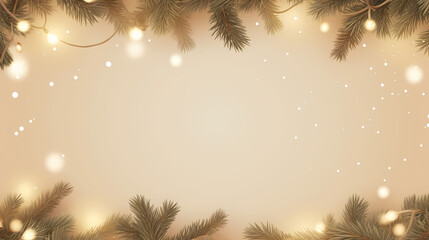Christmas background with borders