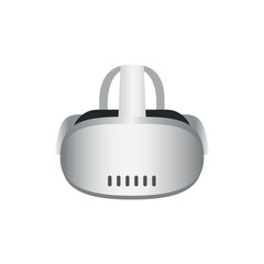 Virtual Reality or VR Headset Vector. Spatial Computing Vector.