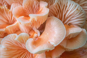 mushroom pulp close-up
 - obrazy, fototapety, plakaty