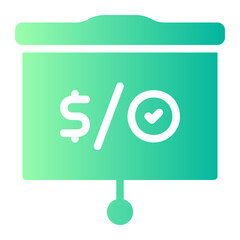 presentation gradient icon