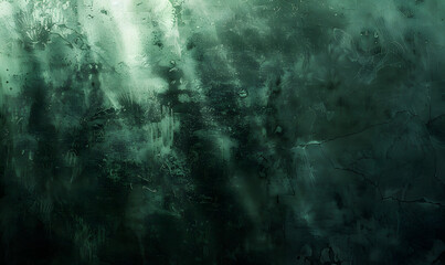 dark green grungy background with spotlight background ,Generative AI