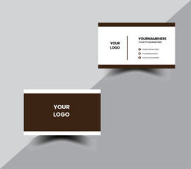 creative modern name card and business card. Creative and Clean Business Card Template. Double-sided creative business card vector design template. Business card for business and personal use.