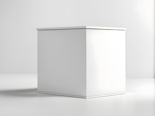 3D Clean Box Rendering Perfect for Online Shop Giveaways and Black Friday Discounts