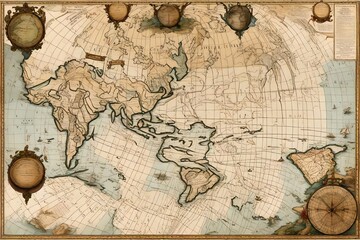old map of the world