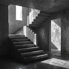 Monochrome Stairway to Enlightenment