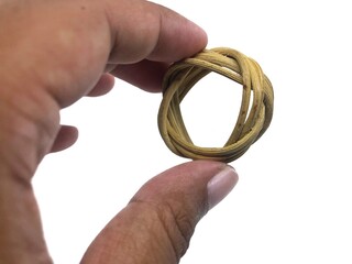 scout rattan ring for tying scout cloth around the neck