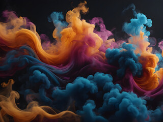 Ethereal smoke intertwines with swirling patterns, transcending the mundane in a mesmerizing dance of transcendence.