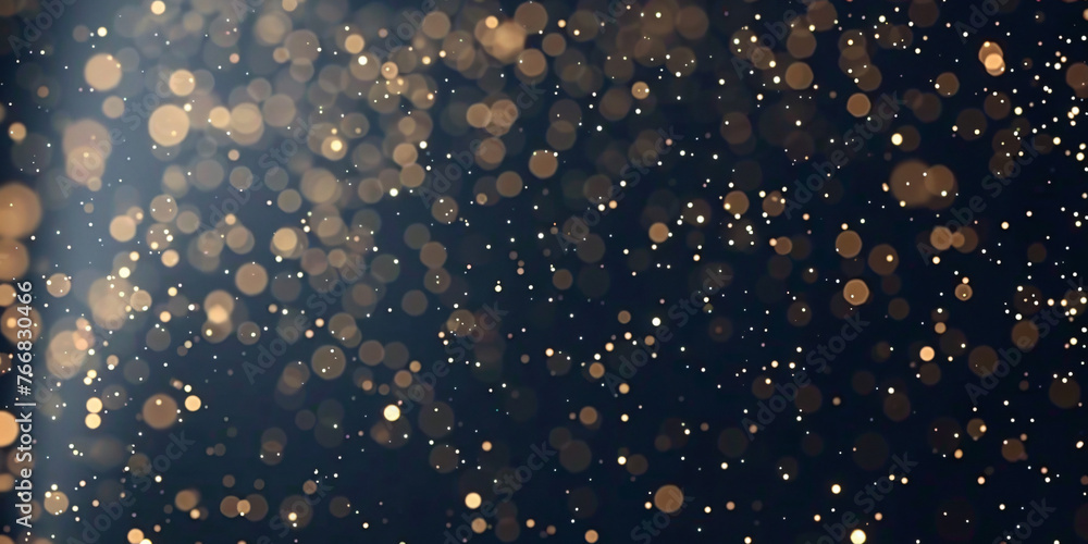 Poster bokeh particles abstract bokeh background.
