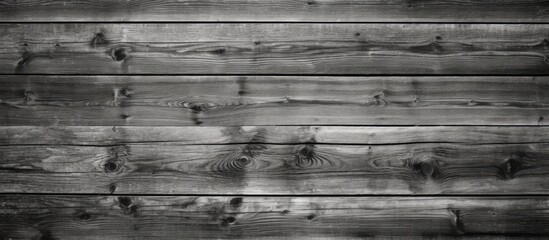 Capture the intricate details of a black and white photograph showcasing the natural knots on a wooden wall