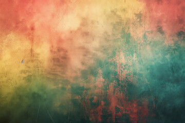 Obraz na płótnie Canvas Vivid Abstract Watercolor Backdrop. Chromatic Cascade Dynamic Rainbow Paint Wall Texture
