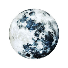 moon watercolor good quality and good design