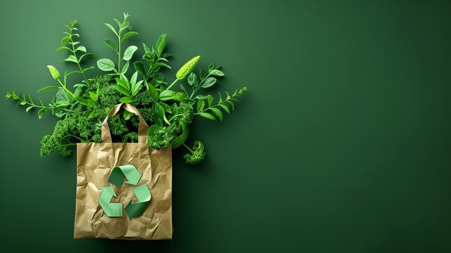 Eco Friendly Reusable Bag Sustainable E-commerce Practices Packaging, Carbon Offsetting, And Ethical Sourcing, Catering To Environmentally Conscious Consumers.