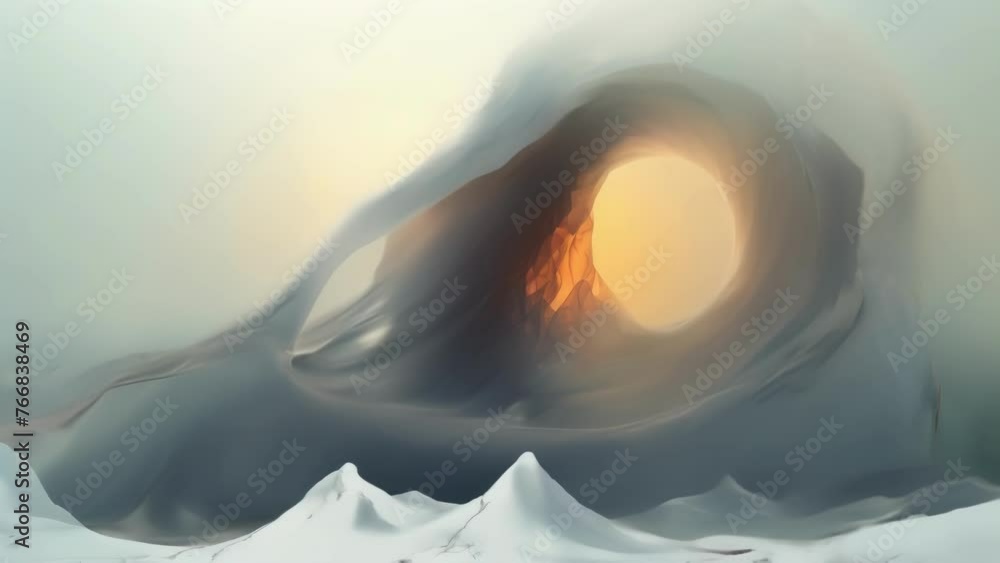 Poster the circular shape of the symbol can also represent the cyclical nature of life and the constant shi