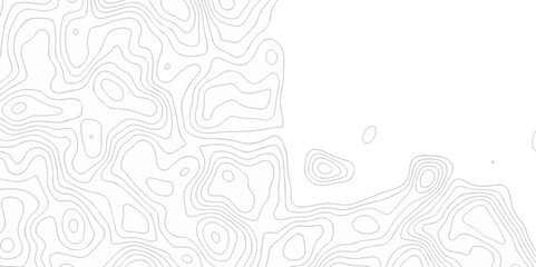 Vector geography landscape Topo contour map on white background, Topographic contour lines. Seamless pattern with lines Topographic map. Geographic mountain relief.
