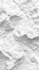 white contour map topview - obrazy, fototapety, plakaty