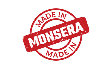 Made In Monsera Rubber Stamp