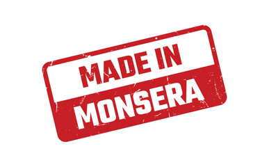 Made In Monsera Rubber Stamp
