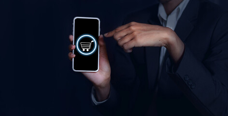 shopping online and payment concept