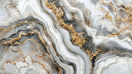 the timeless beauty of marble, enhanced by the sophistication of intricate gold veins, perfect for a luxurious background.