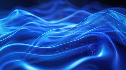 Fototapeta premium Abstract Background wave blue lines design