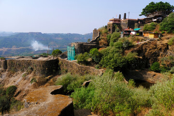 24 March 2024, Pratapgad: Historic Maratha fort, one of the Most crucial forts of Shivaji Maharaj, Near Mahabaleshwar, Maharashtra, India.