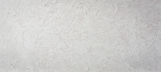Concrete gray background. Venetian decorative plaster. Top view. Free space for text.