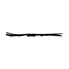 Grunge brush line element icon hand drawn stroke for creative design and illustration