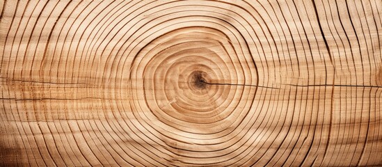 Capture the intricate details of a tree trunk with a visible cross-section of wood, showcasing the...