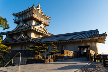 お城と空