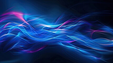 Fototapeta premium Abstract Background wave blue lines design