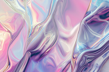 Abstract holographic background in light purple and light pink colors - 766850250