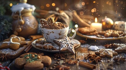 During Christmas time, people enjoy indulging in freshly baked homemade gingerbread and Christmas