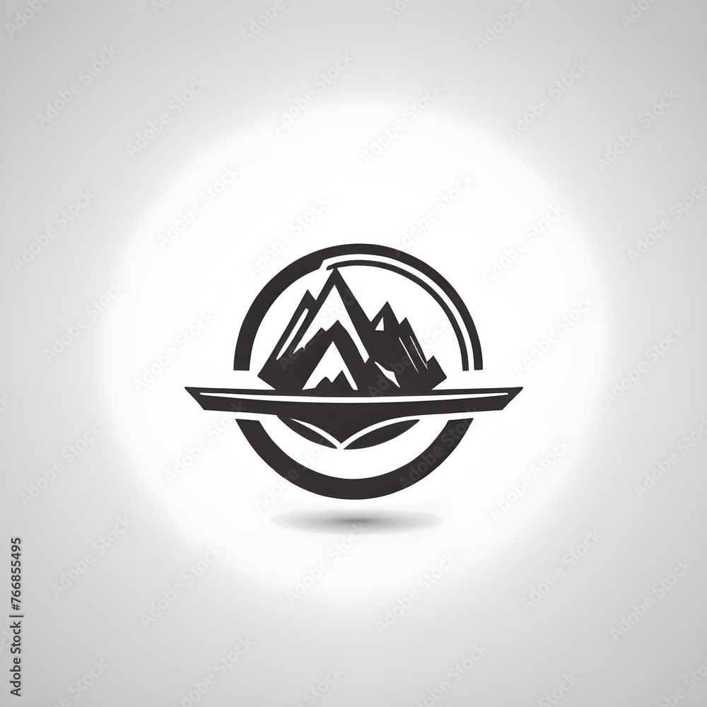 Fototapete Logos design for multipurpose usage on white background